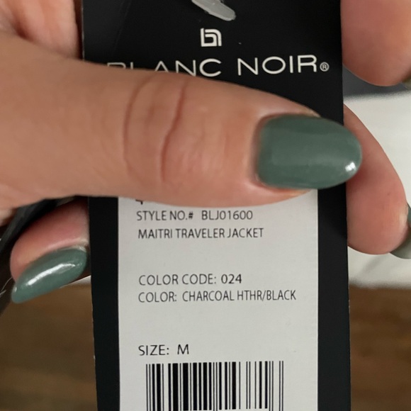 Blanc Noir Charcoal Heather and Black Traveler’s Jacket - Picture 8 of 16